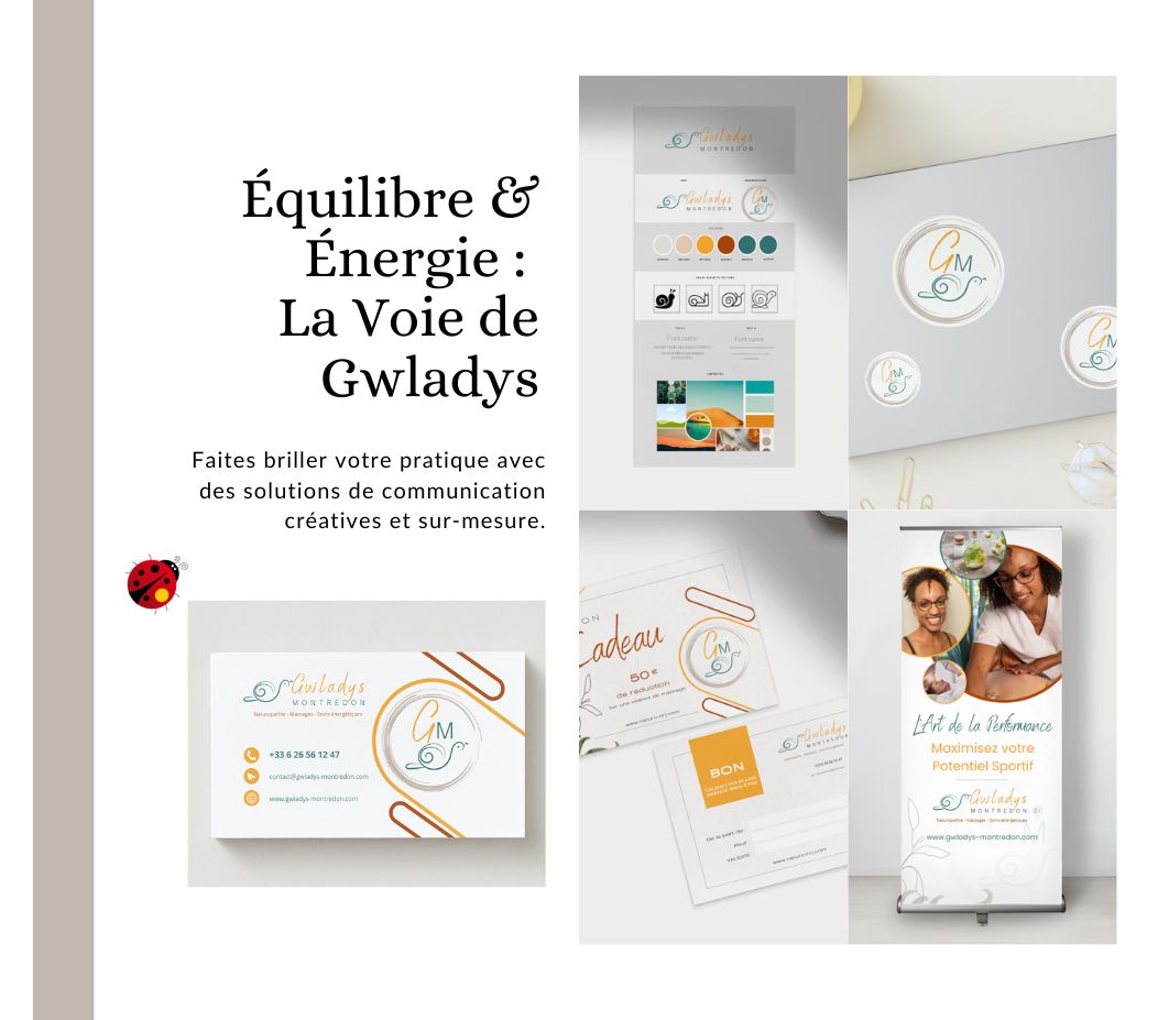réalisation des supports de communication pour Gwladys Montredon par Osez Percer 2
